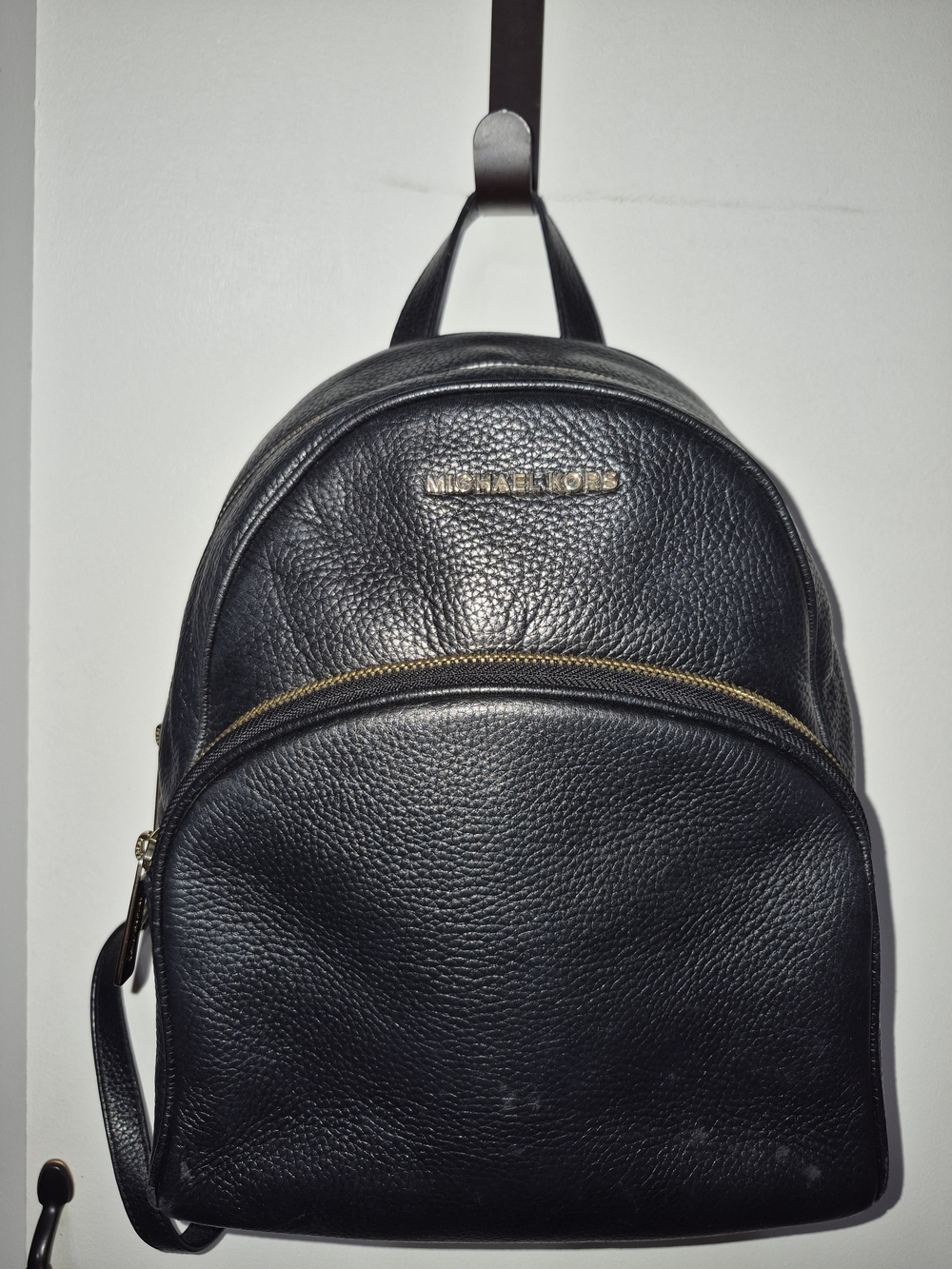 Michael Kors Men's Black Leather Backpack